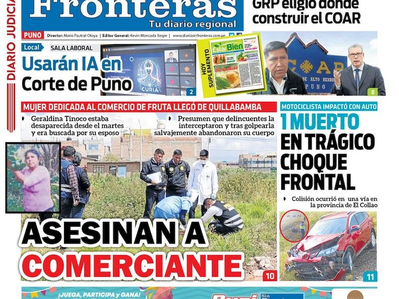 DIARIO SIN FRONTERAS PUNO