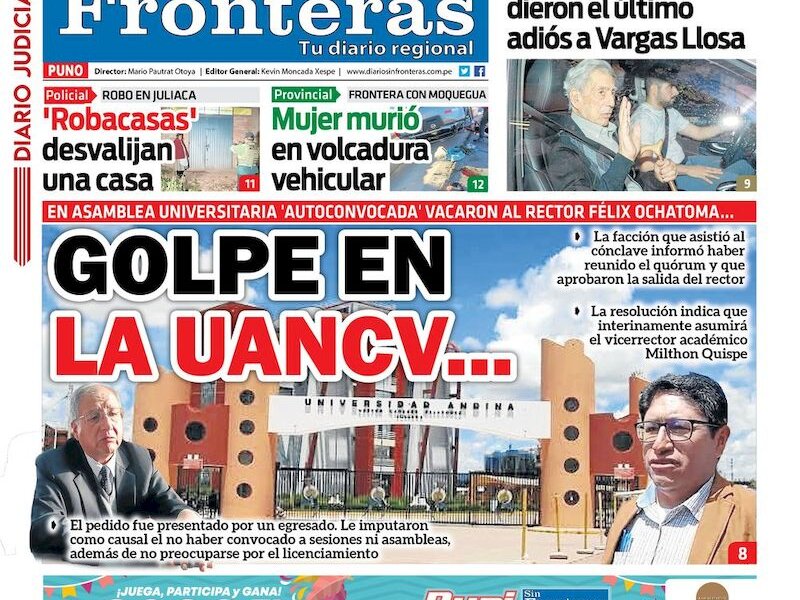 DIARIO SIN FRONTERAS PUNO