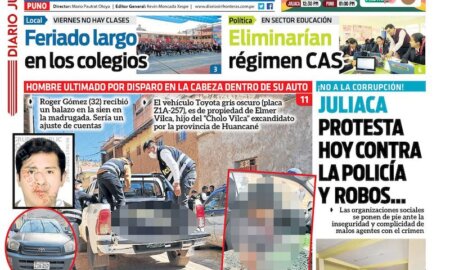 DIARIO SIN FRONTERAS PUNO
