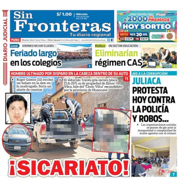 DIARIO SIN FRONTERAS PUNO