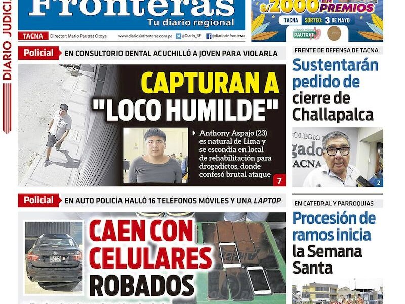 DIARIO SIN FRONTERAS TACNA