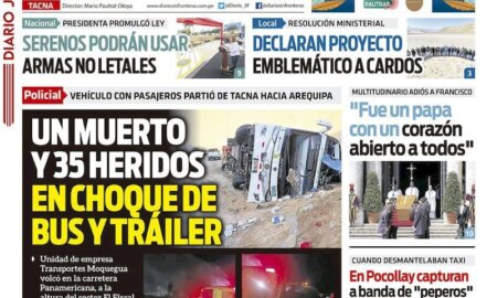 DIARIO SIN FRONTERAS TACNA