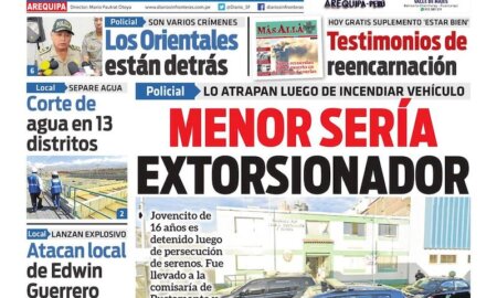 DIARIO SIN FRONTERAS AREQUIPA