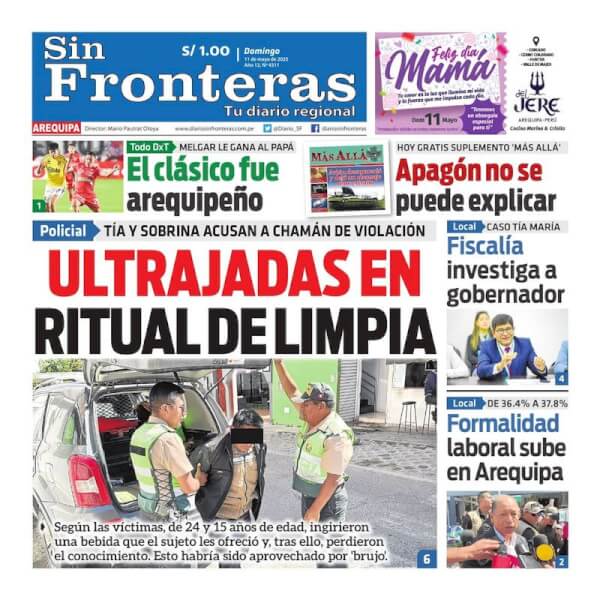 DIARIO SIN FRONTERAS AREQUIPA