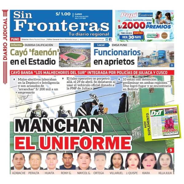 DIARIO SIN FRONTERAS PUNO