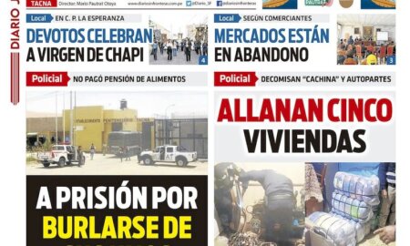 DIARIO SIN FRONTERAS TACNA