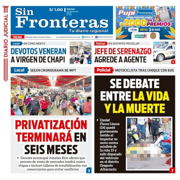 DIARIO SIN FRONTERAS TACNA
