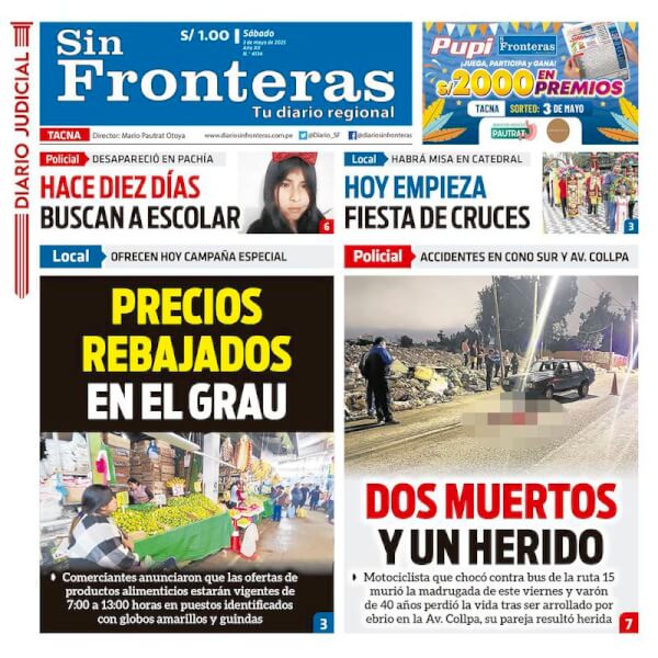 DIARIO SIN FRONTERAS TACNA