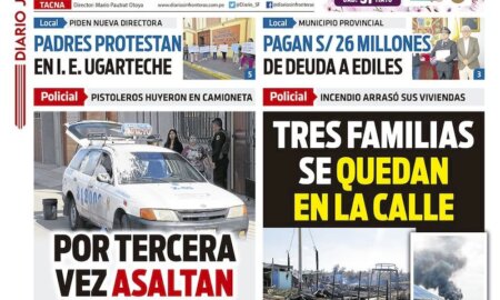 DIARIO SIN FRONTERAS TACNA