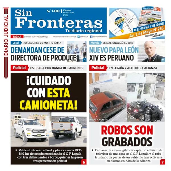 DIARIO SIN FRONTERAS TACNA