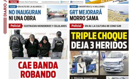 DIARIO SIN FRONTERAS TACNA