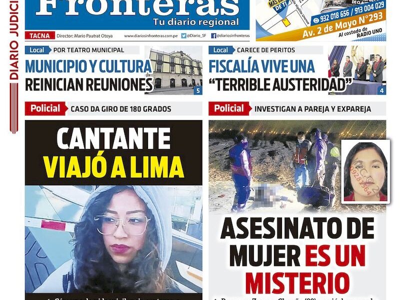 DIARIO SIN FRONTERAS TACNA