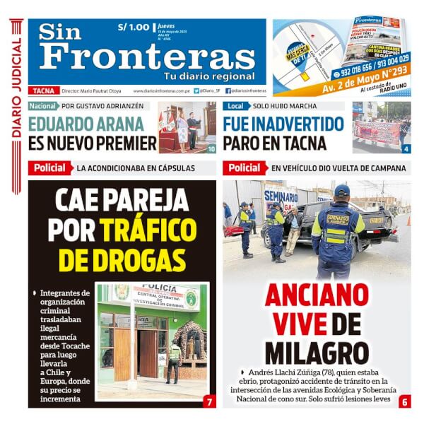 DIARIO SIN FRONTERAS TACNA