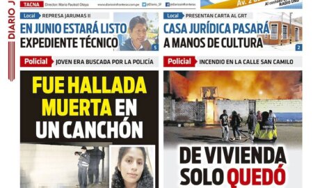 DIARIO SIN FRONTERAS TACNA