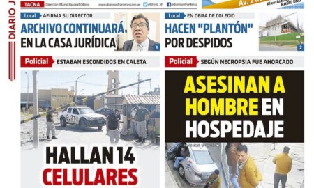 DIARIO SIN FRONTERAS TACNA