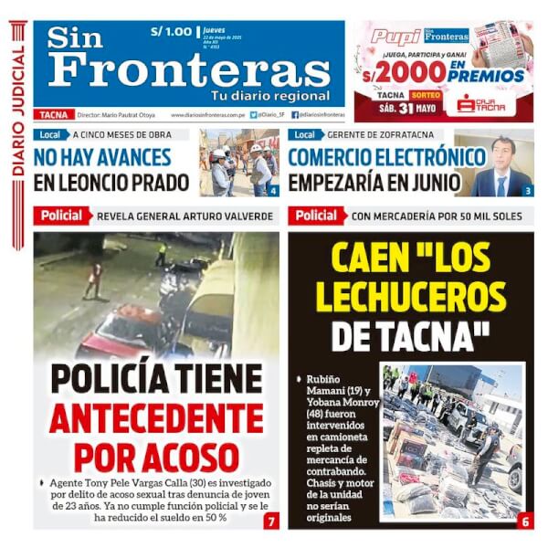 DIARIO SIN FRONTERAS TACNA