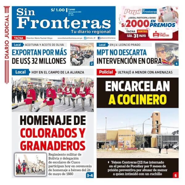 DIARIO SIN FRONTERAS TACNA