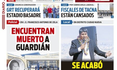 DIARIO SIN FRONTERAS TACNA