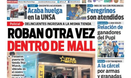 DIARIO SIN FRONTERAS AREQUIPA