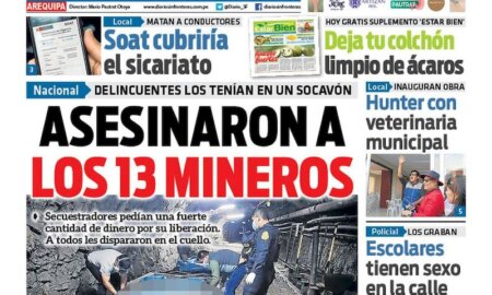 DIARIO SIN FRONTERAS AREQUIPA