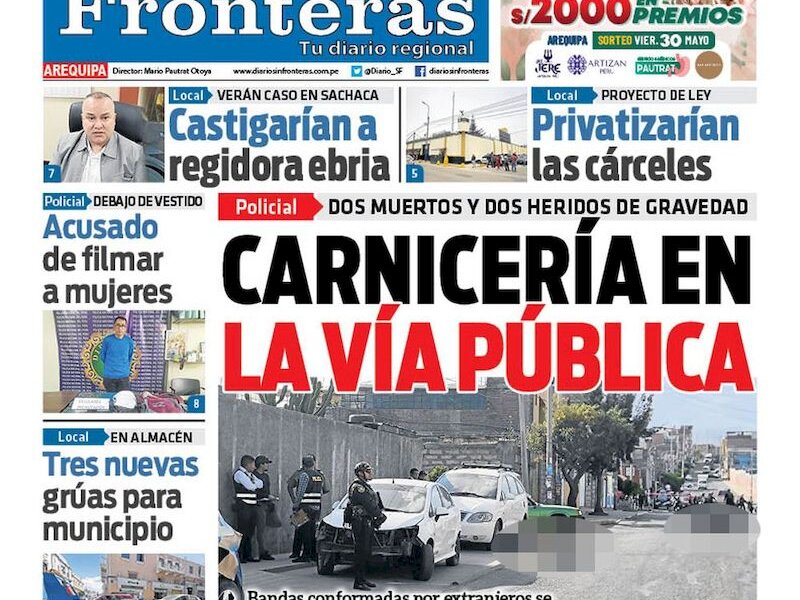 DIARIO SIN FRONTERAS AREQUIPA