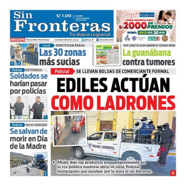 DIARIO SIN FRONTERAS AREQUIPA