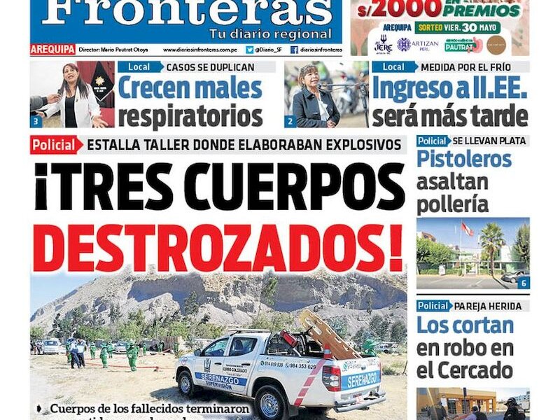 DIARIO SIN FRONTERAS AREQUIPA