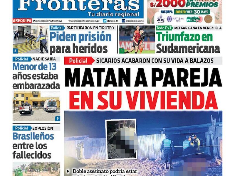 DIARIO SIN FRONTERAS AREQUIPA