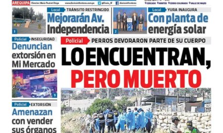 DIARIO SIN FRONTERAS AREQUIPA