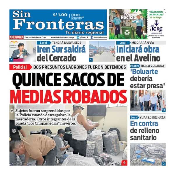 DIARIO SIN FRONTERAS AREQUIPA