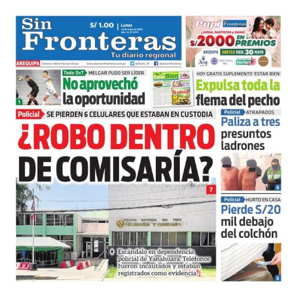 DIARIO SIN FRONTERAS AREQUIPA