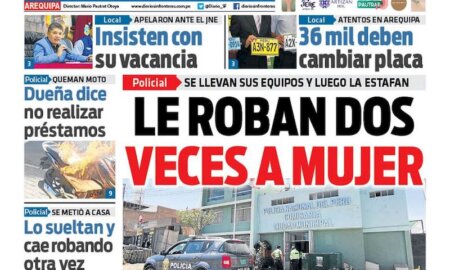 DIARIO SIN FRONTERAS AREQUIPA