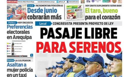 DIARIO SIN FRONTERAS AREQUIPA