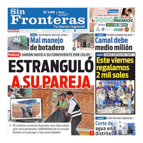 DIARIO SIN FRONTERAS AREQUIPA