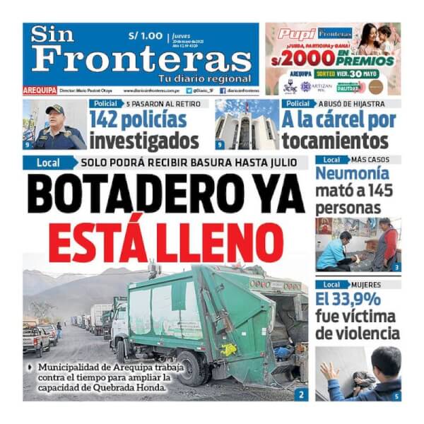 DIARIO SIN FRONTERAS AREQUIPA