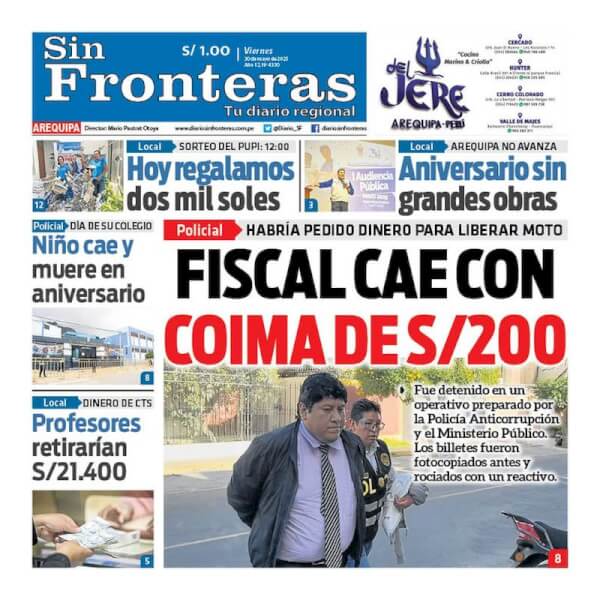 DIARIO SIN FRONTERAS AREQUIPA