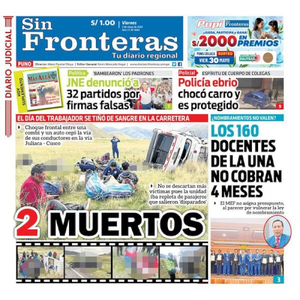 DIARIO SIN FRONTERAS PUNO