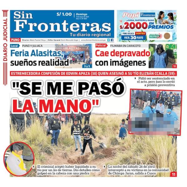 DIARIO SIN FRONTERAS PUNO