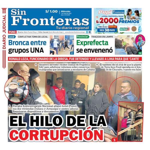 DIARIO SIN FRONTERAS PUNO