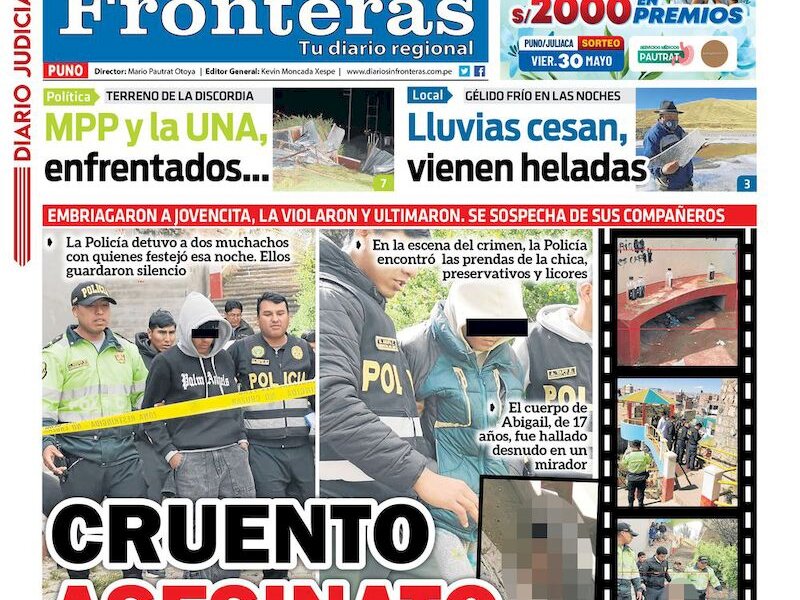 DIARIO SIN FRONTERAS PUNO