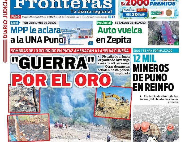 DIARIO SIN FRONTERAS PUNO