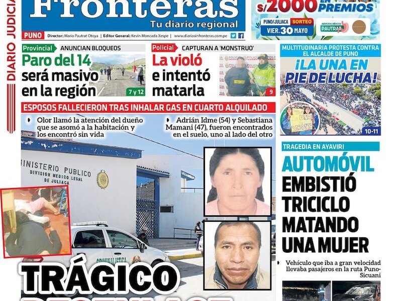 DIARIO SIN FRONTERAS PUNO