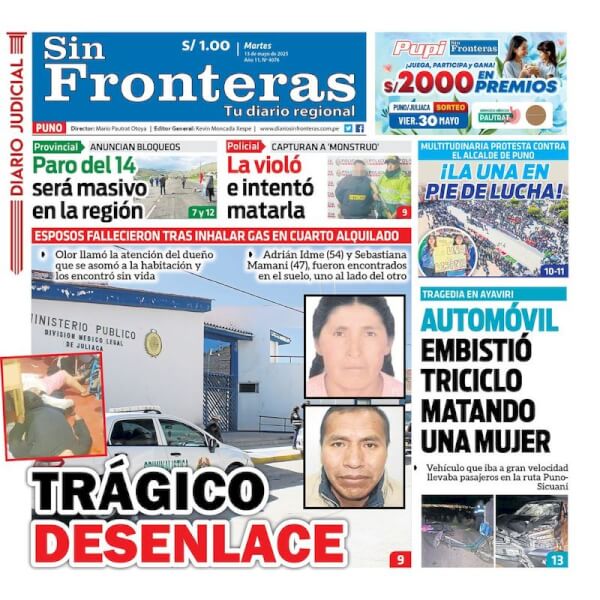 DIARIO SIN FRONTERAS PUNO