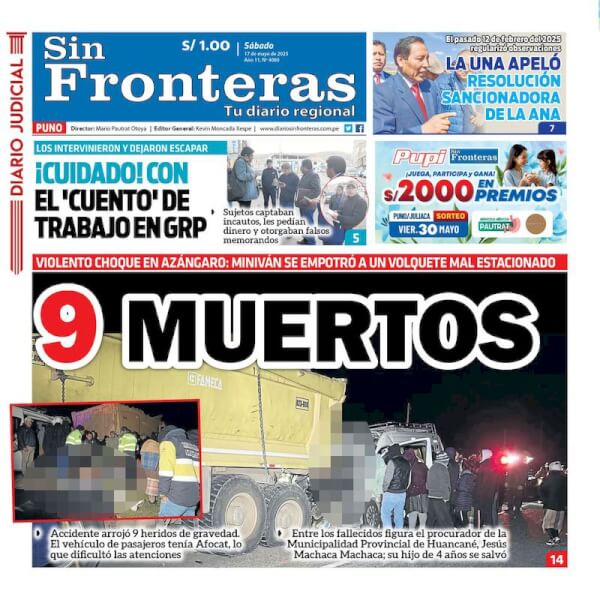DIARIO SIN FRONTERAS PUNO