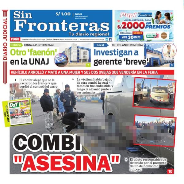 DIARIO SIN FRONTERAS PUNO