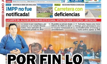 DIARIO SIN FRONTERAS PUNO