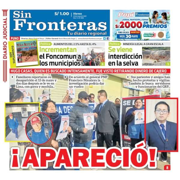 DIARIO SIN FRONTERAS PUNO