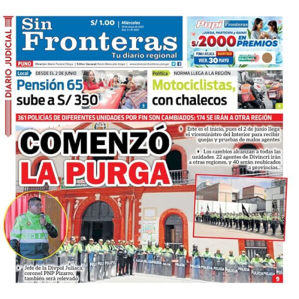 DIARIO SIN FRONTERAS PUNO