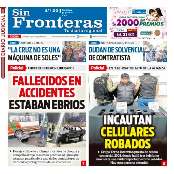 DIARIO SIN FRONTERAS TACNA