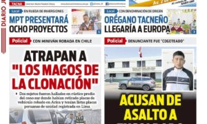 DIARIO SIN FRONTERAS TACNA